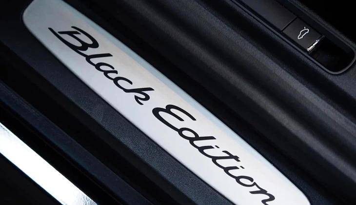 Seuil de porte Black Edition de la Porsche Boxster