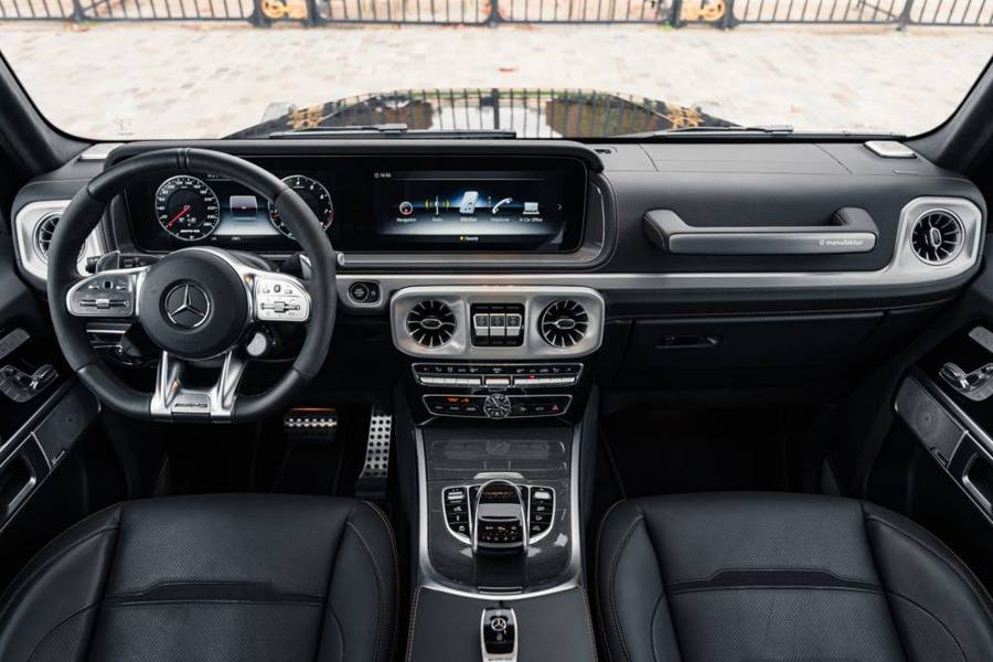 Poste de conduite de la Mercedes Classe G63 AMG